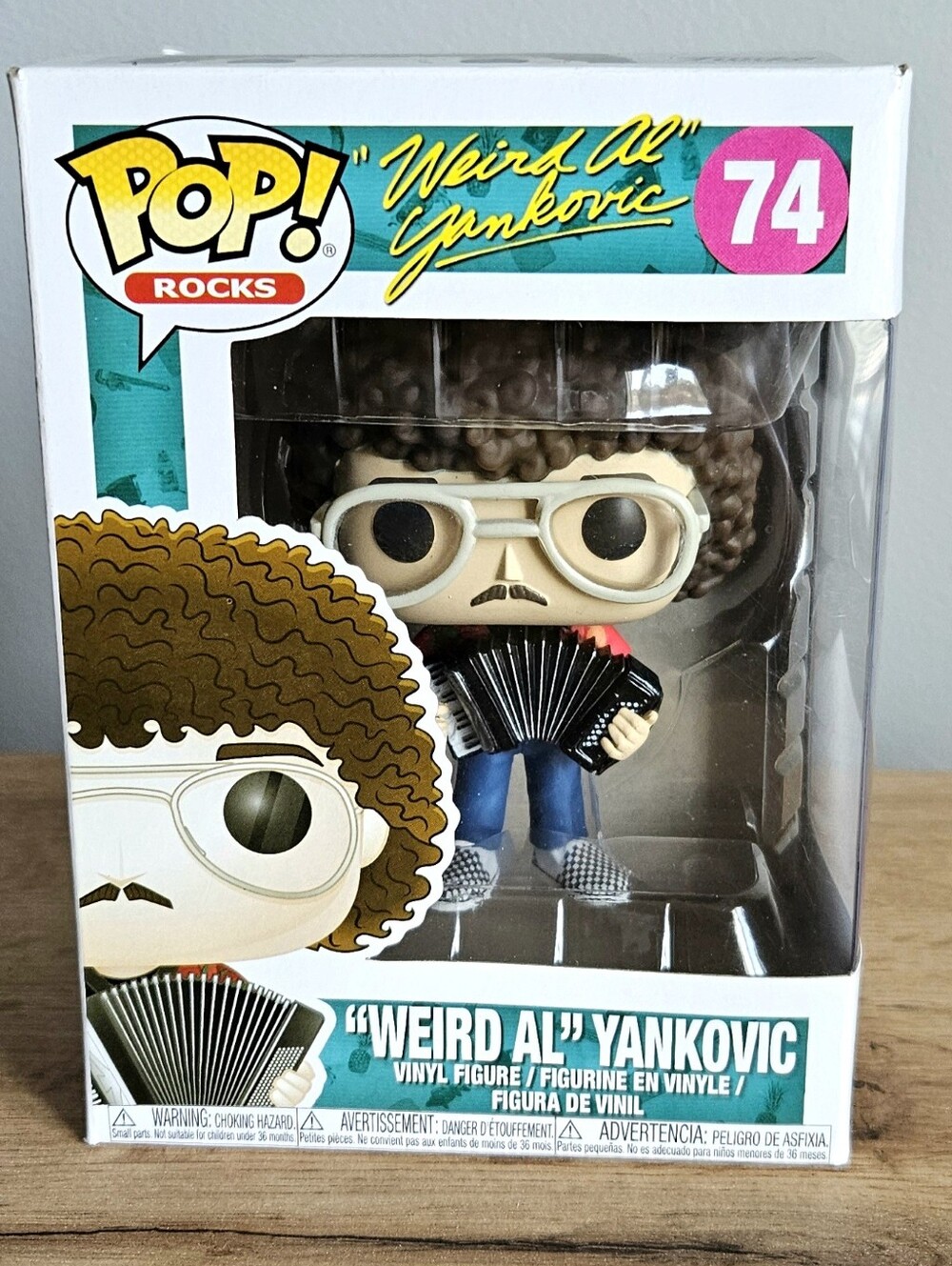 Funko Pop! Rocks: "Weird Al" Yankovic #74 Vinyl Figure - Vaulted